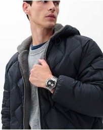 rag & bone - Rag & Bone Bleeker Silver-Tone Chronograph Watch
