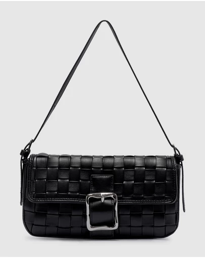 Brie Leon - Lena Woven Baguette Bag