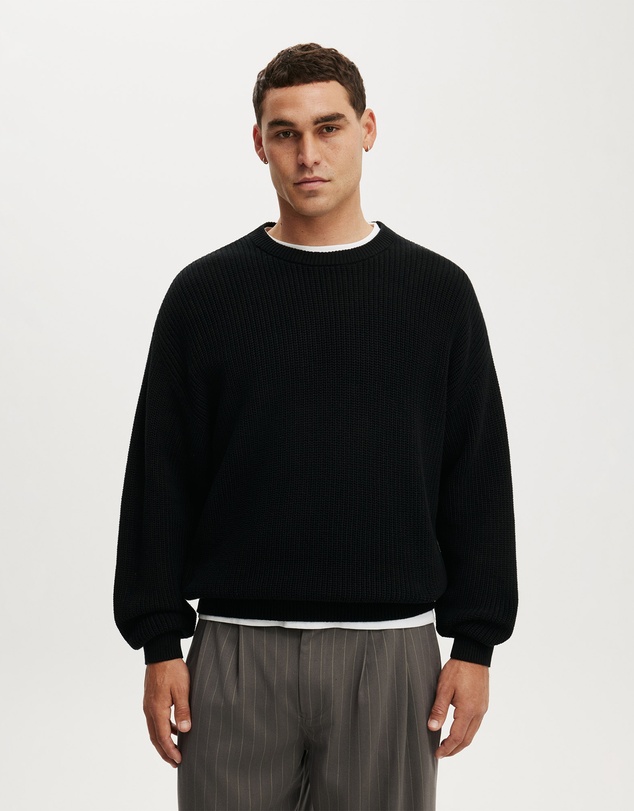 Cotton On - Box Fit Crew Knit