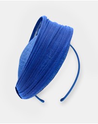 Morgan & Taylor - Blaze Beret Fascinator in Cobalt Blue