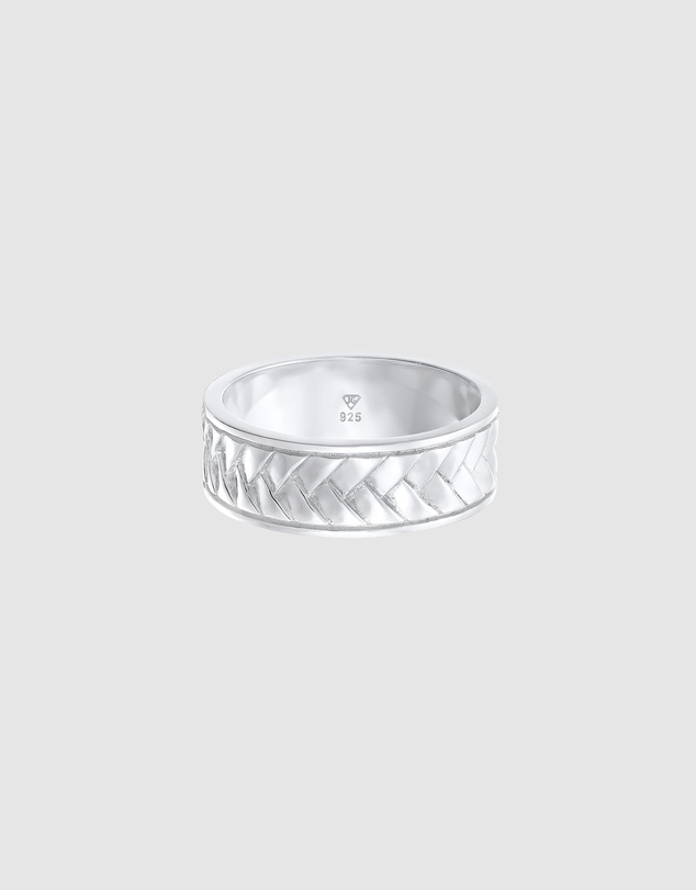 Kuzzoi - ICONIC EXCLUSIVE - Braided Band Ring in 925 Sterling Silver