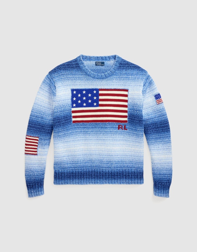 Polo Ralph Lauren - Flag Ombré Cotton Sweater