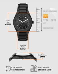 Armani Exchange - Black Analogue Watch