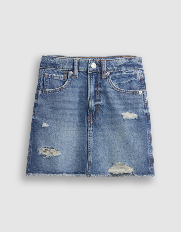 GAP - High Rise Denim Skirt - Kids-Teens