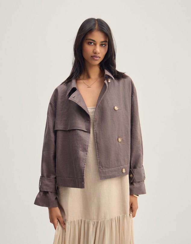 Oxford - Griffin Linen Bomber