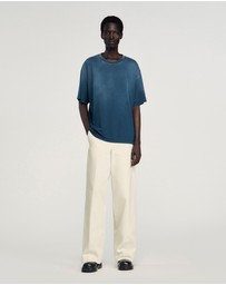 Sandro - Washed Blue Tee Shirt