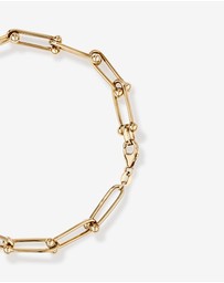 Michael Hill - Ball and Oval Link Bracelet in 10kt Yellow Gold