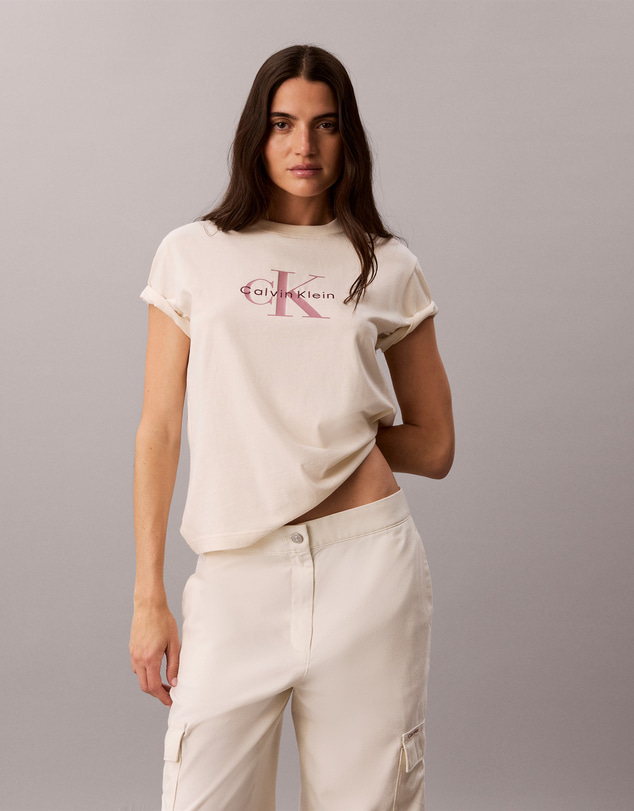 Calvin Klein Jeans - Embroidered Monogram Logo Tee