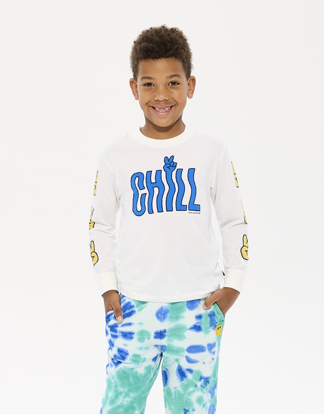 Rock Your Kid - It's All Chill David Long Sleeve T-Shirt