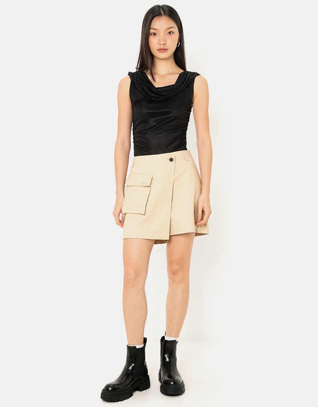 Karl Lagerfeld - Drapey Jersey Bodysuit