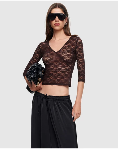Lioness - Midnight Lace Top
