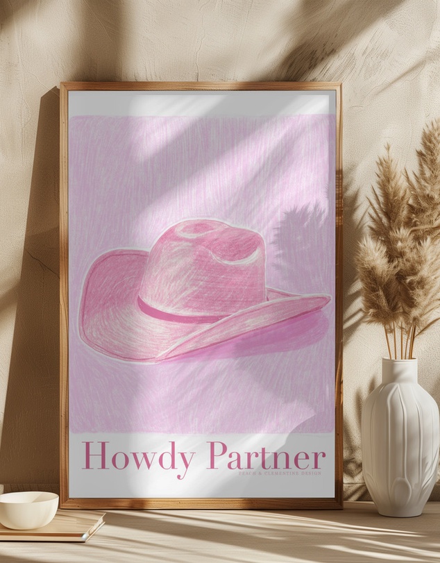 Olive et Oriel - Pac Howdypartner Copy by Jenny Liz Rome Art Print