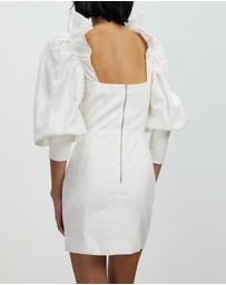 Asilio - Ruffle Long Sleeve Linen Dress