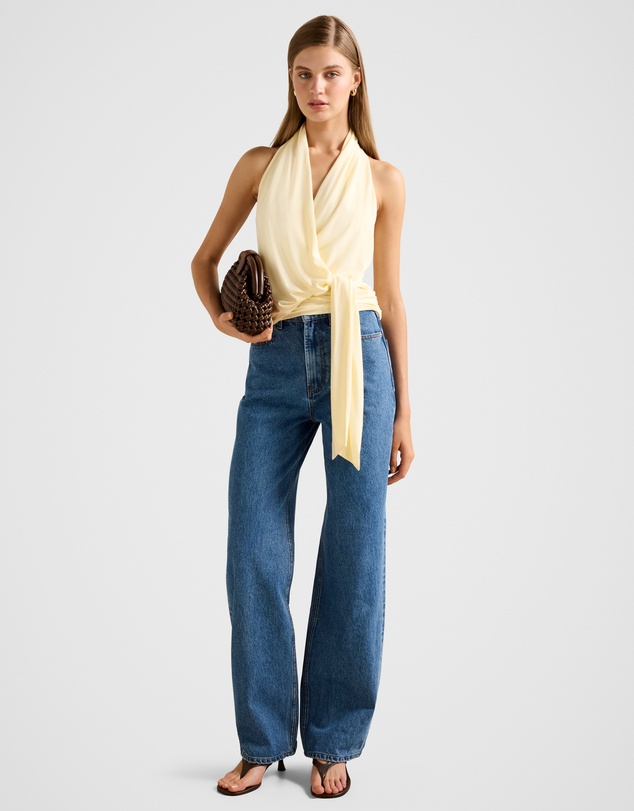 Forever New - Gianna Wrap Halter Neck Top