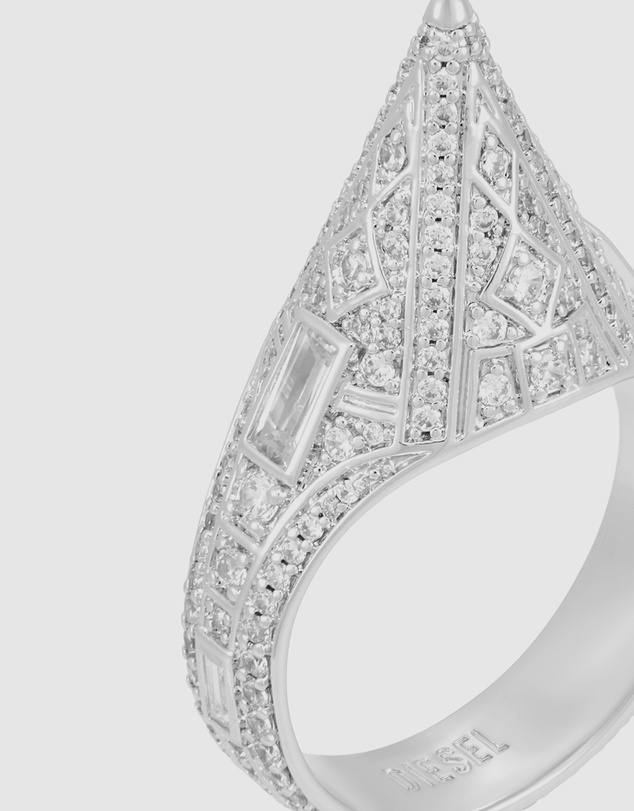 Diesel - Runway Silver tone Ring
