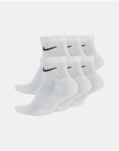 Nike - Nike Everyday Cushioned Ankle Socks 6-Pack