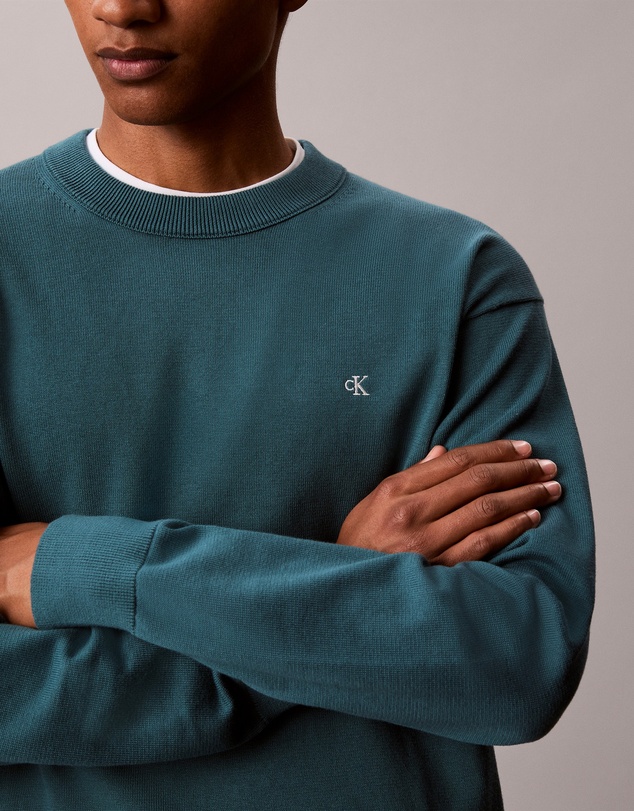 Calvin Klein Jeans - Relaxed Cotton Monogram Jumper