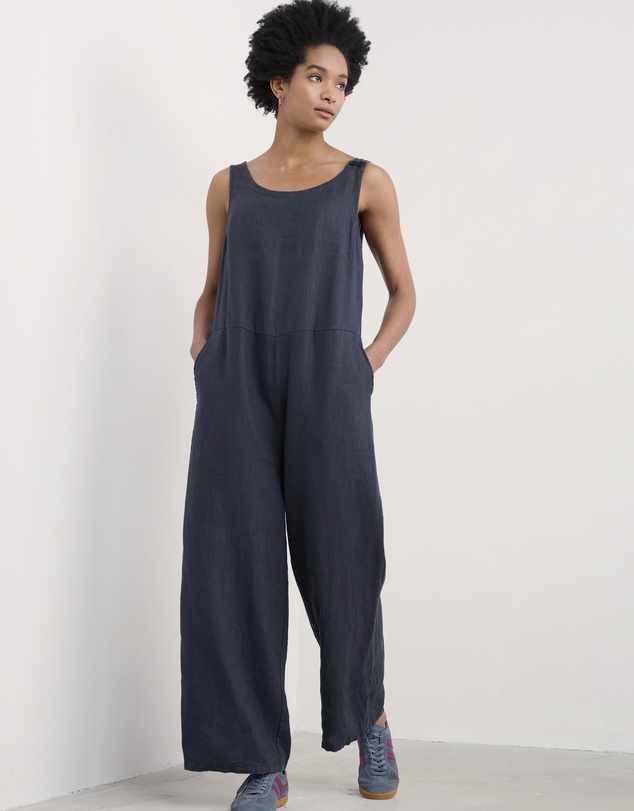 Seasalt - Seasalt Cornwall Navy Salt Air Jumpsuit