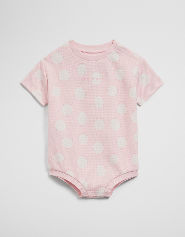 Country Road - Oversized Waffle Short Sleeve Bodysuit