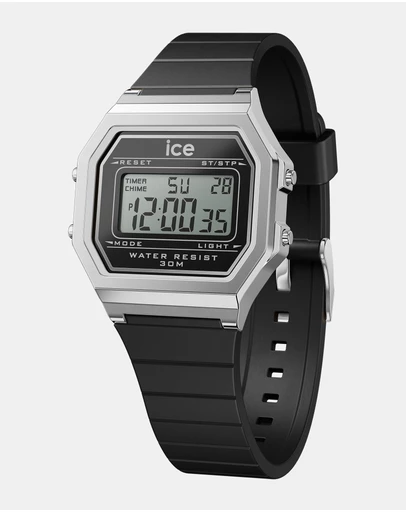 Ice-Watch - Digit Retro - Black silver