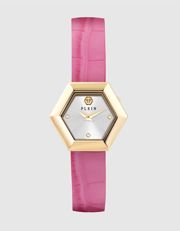 Philipp Plein - LA JUNGLE DE PLEIN 28mm Gold-Tone Analogue