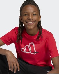adidas Sportswear - Adrenaline Aesthetic Graphic Tee - Kids-Teens