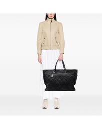 Pre-Loved by Azura Reborn - Pre-Loved XL Quilted Coated Canvas Paris Biarritz Tote