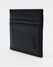 Polo Ralph Lauren - Pebbled Leather Card Case- ICONIC EXCLUSIVE
