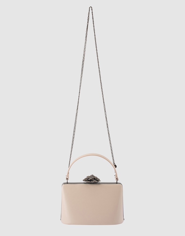Olga Berg - Grace Embellished Frame Bag