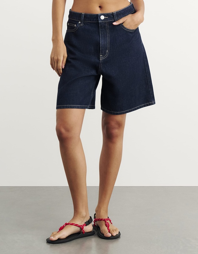 Jag - Cora Mid Rise Denim Jort