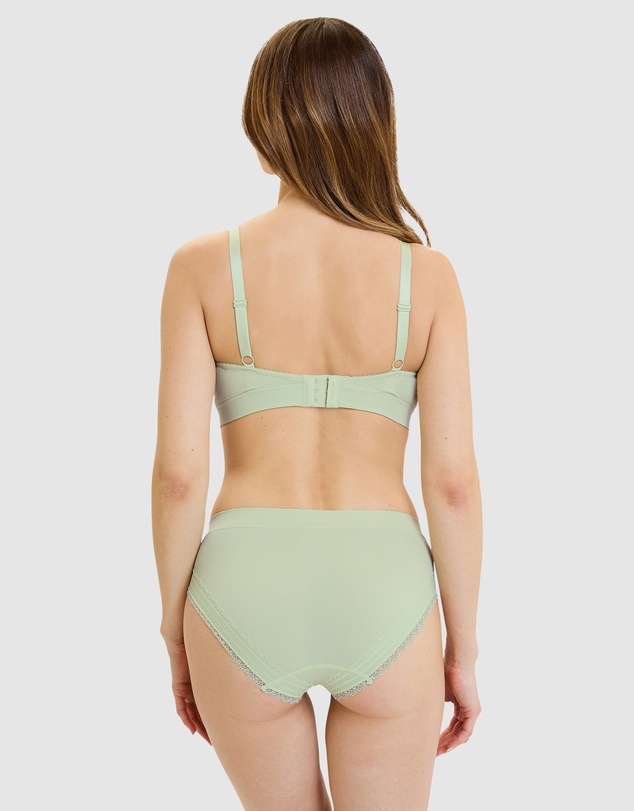 Sans Complexe - Agathe Comfortable Padded Wirefree Bra with Lace