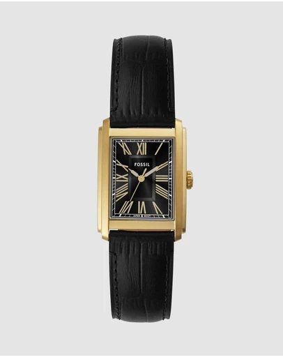 Fossil - Carraway Black Analogue Watch