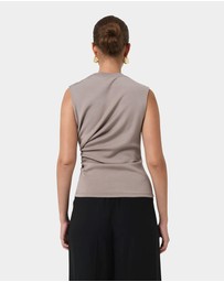 Forcast - Lulu Ruched Top