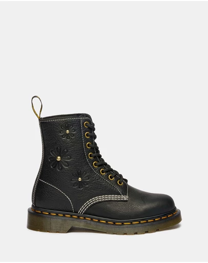 Dr Martens - 1460 Pascal Flower 8-Eye Boots - Women's