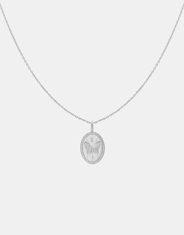 Ania Haie - Silver Butterfly Pendant Necklace