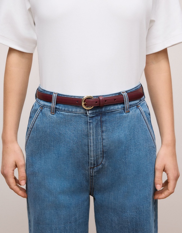 Trenery - Isera Belt in Red Mahogany