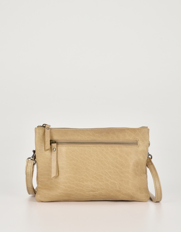 Cobb & Co - Hervey Leather Double Pouch Crossbody