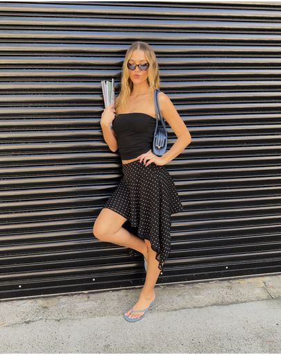 Black Polka Dot
