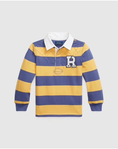 Polo Ralph Lauren - Striped Cotton Jersey Rugby Shirt - Kids