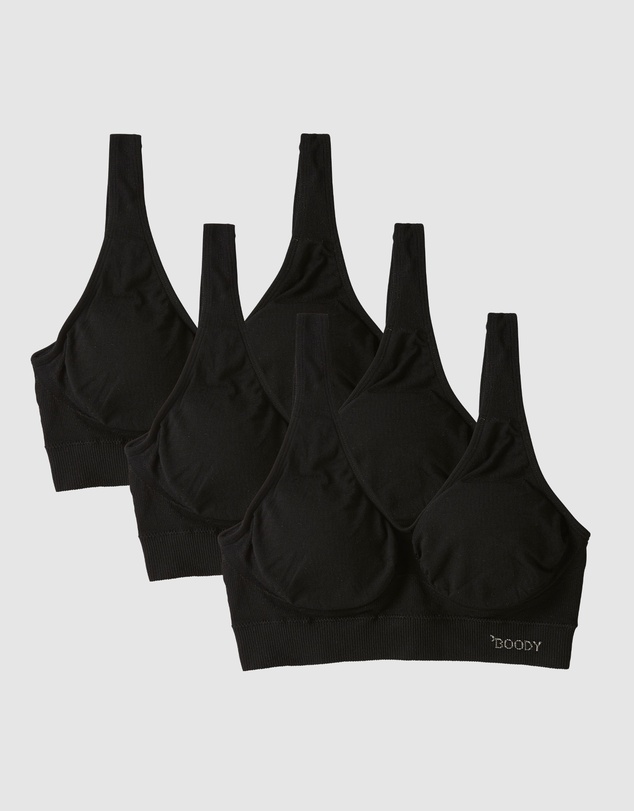 Boody - 3-Pack Padded Shaper Crop Bra