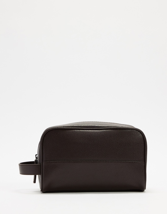 AERE - Leather Wash Bag