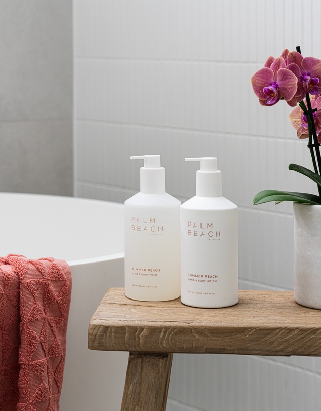 Palm Beach Collection - Summer Peach Hand & Body Wash + Lotion Set