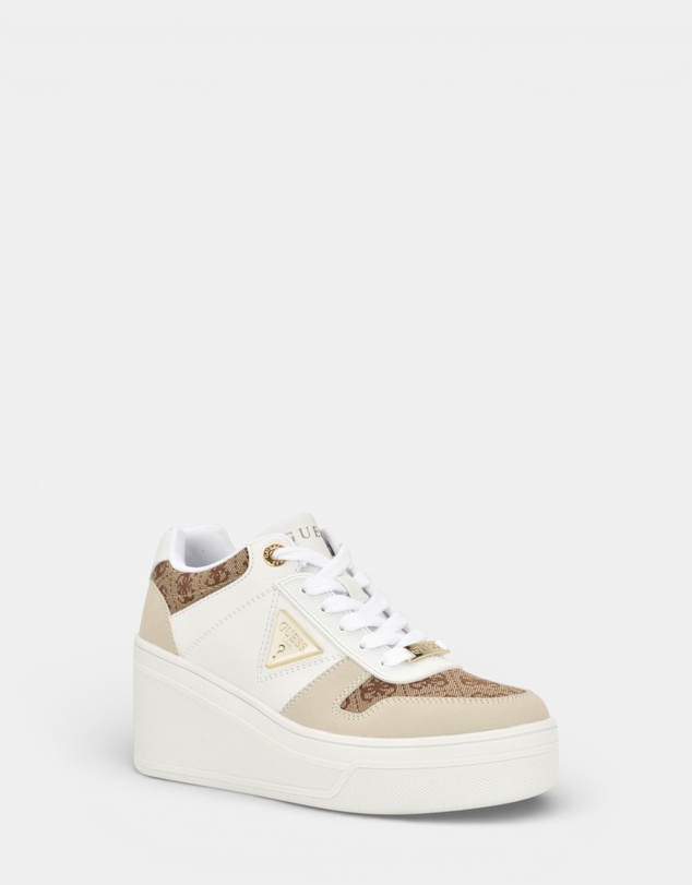 GUESS - Rozinn Lace-Up Platform Wedge Sneakers