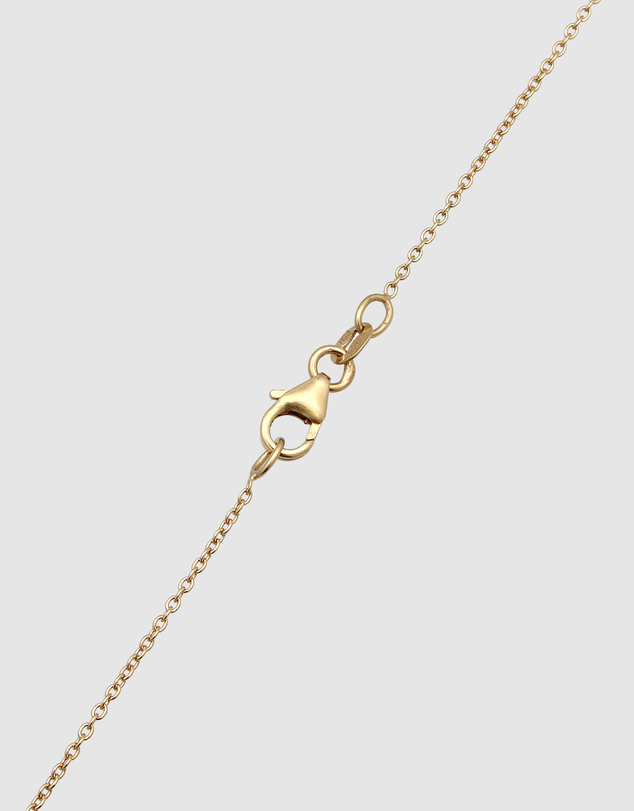 Elli Jewelry - Molten Zirconia Bead Necklace in Gold-Plated 925 Silver
