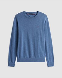 Tommy Hilfiger - Flag Embroidery Crew Neck Jumper