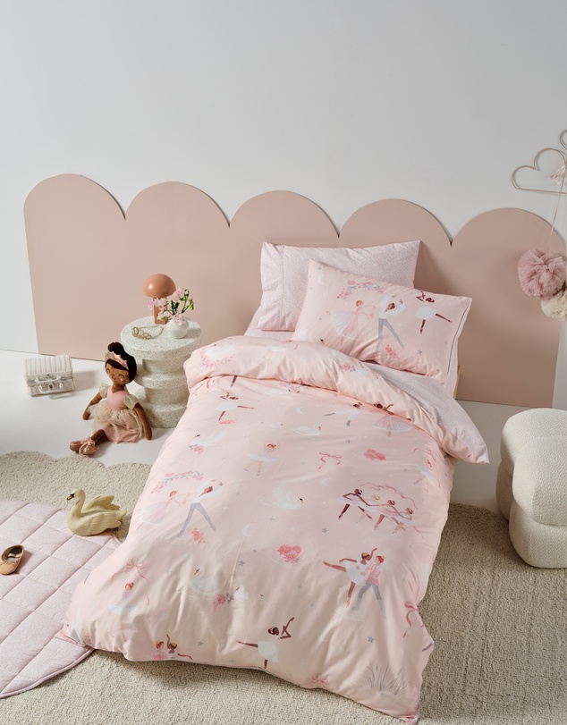Linen House Kids - Swan Lake Quilt Cover Set