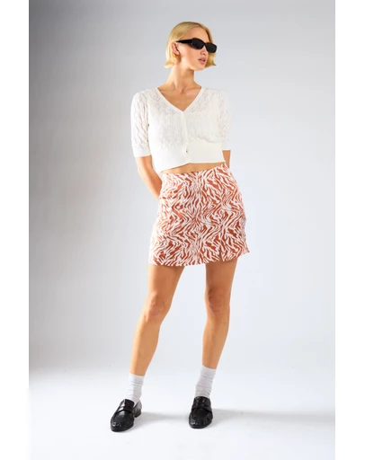 Glamorous - V-Neck Crop-Cardigan