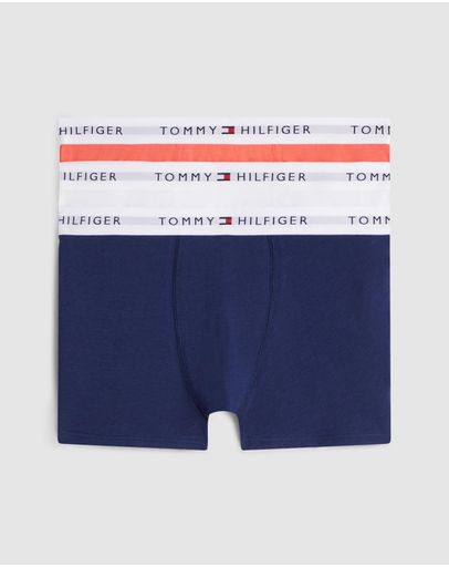 Grey Heather, White & Navy