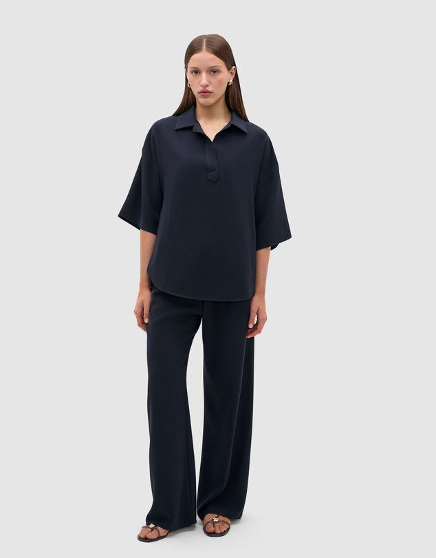 Seed Heritage - Woven Crepe Relaxed Shirt