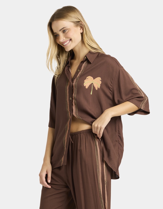 Billabong - Womens Vacay Mode Button-down Shirt